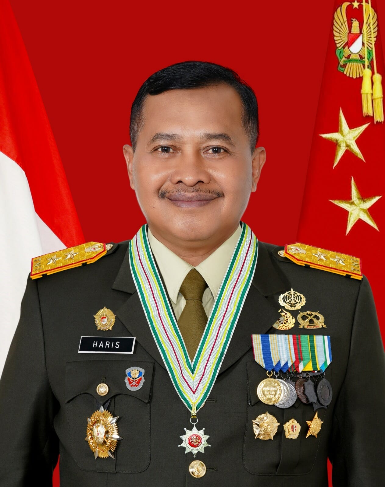 Mayor Jenderal TNI Dr. Haris Sarjana, M.M., M.Tr.(Han)., CGCAE.
